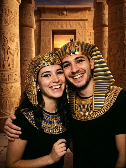 Univers Égypte antique créé par IA