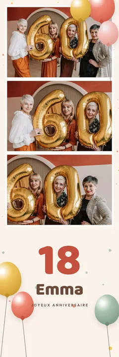 Bande photo du thème Ballons